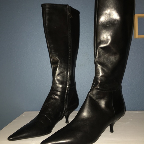 Prada Leather Boots - Picture 1 of 4